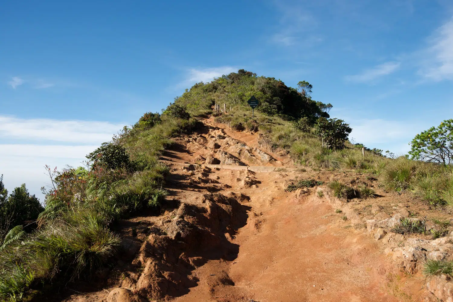 Hill country mountain views, waterfalls and hiking landscapes for Sri Lanka private day tour with Trustker